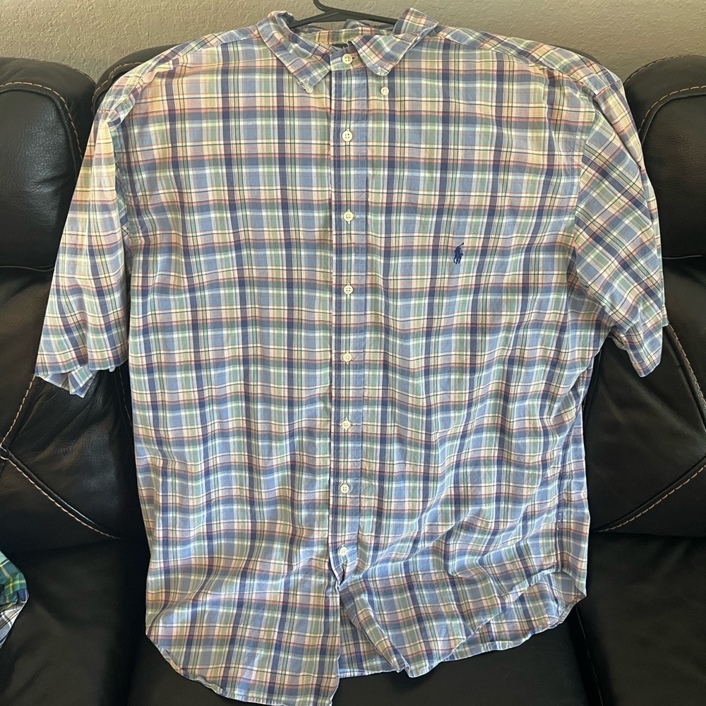 Men’s Tall Polo Brand Dress Shirt